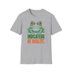 T-shirt illustré avec grenouille — « Indicateur de qualité »