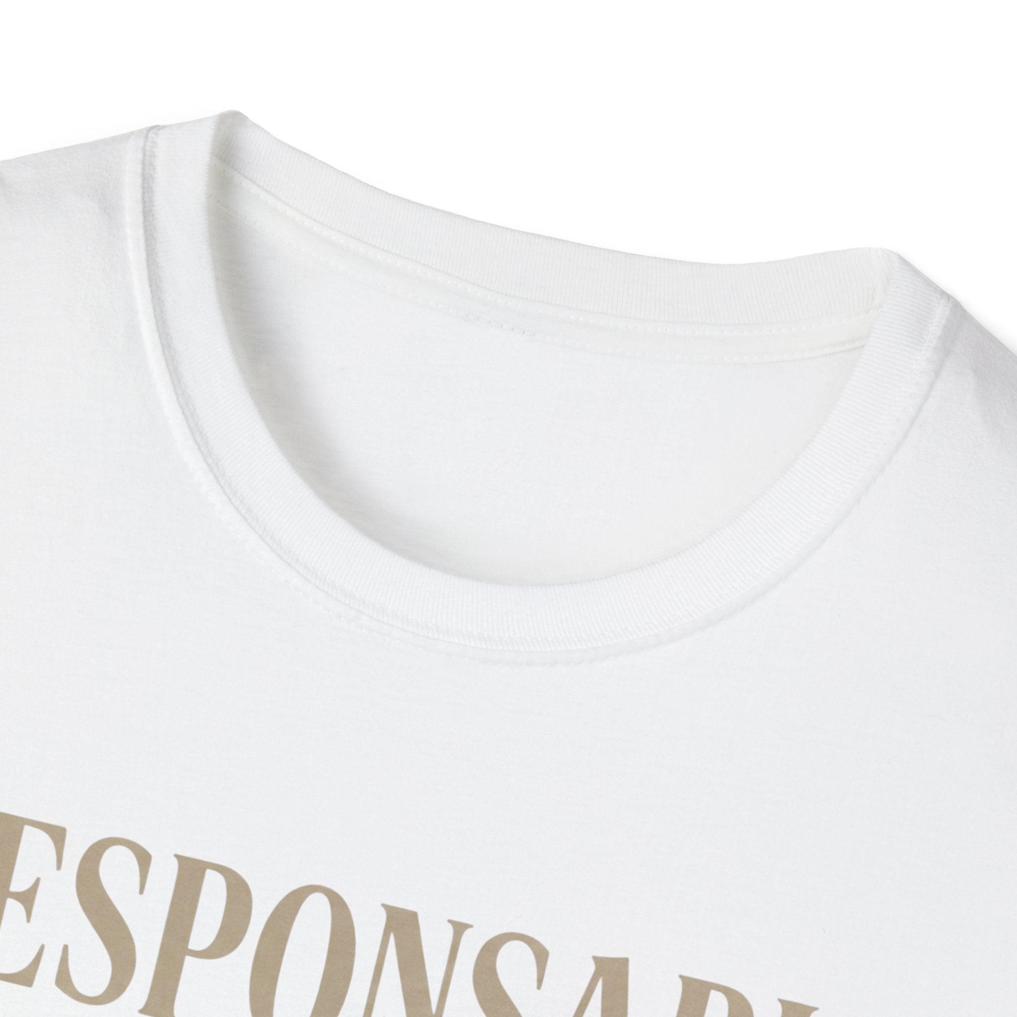 T-Shirt — "Responsable Malgré Moi" Funny French Graphic Tee