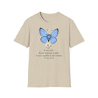 T-shirt papillon bleu