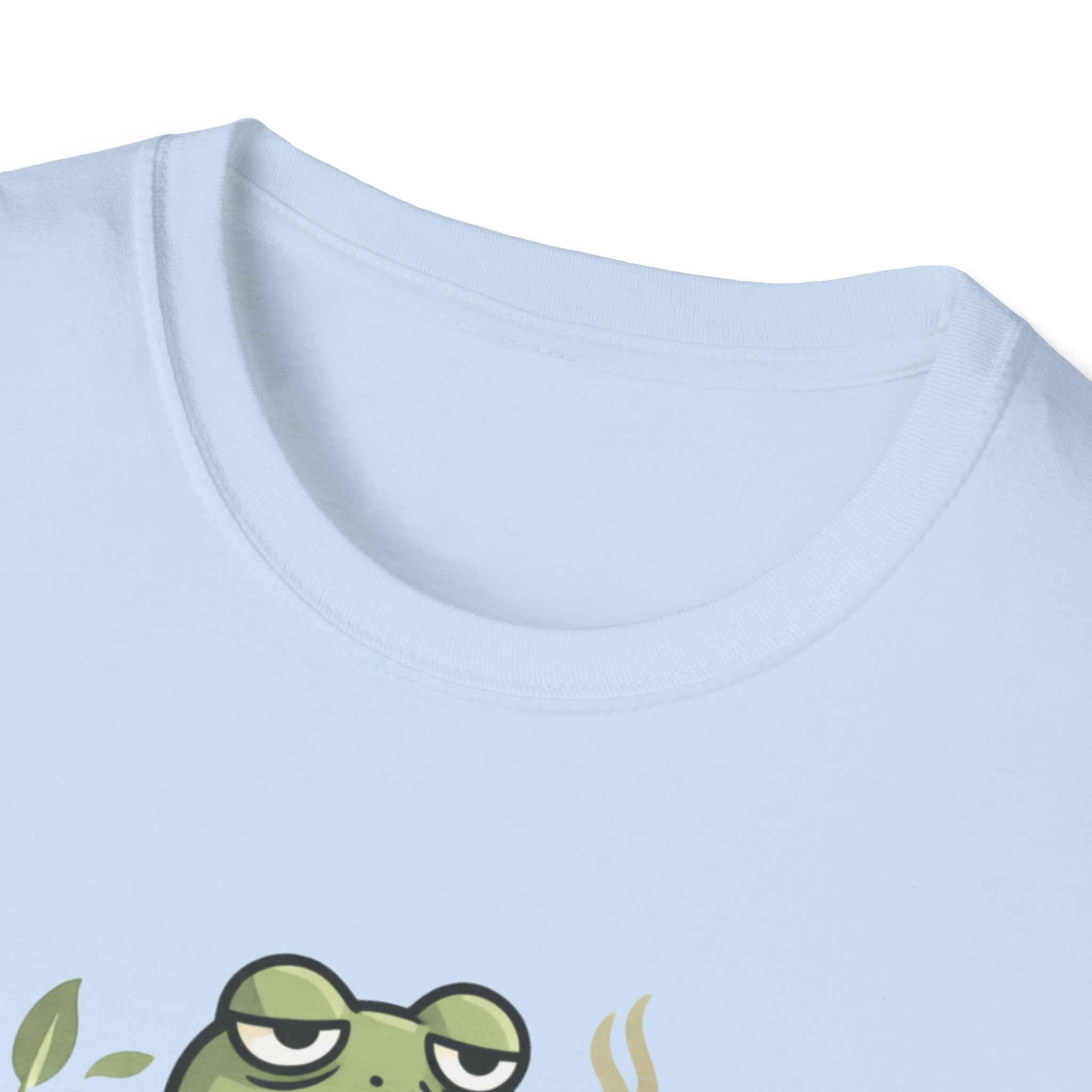 Frog Composting T-Shirt – "J'essaie de composter mes problèmes" French Eco Humor Tee