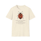 T-shirt illustré avec coccinelle