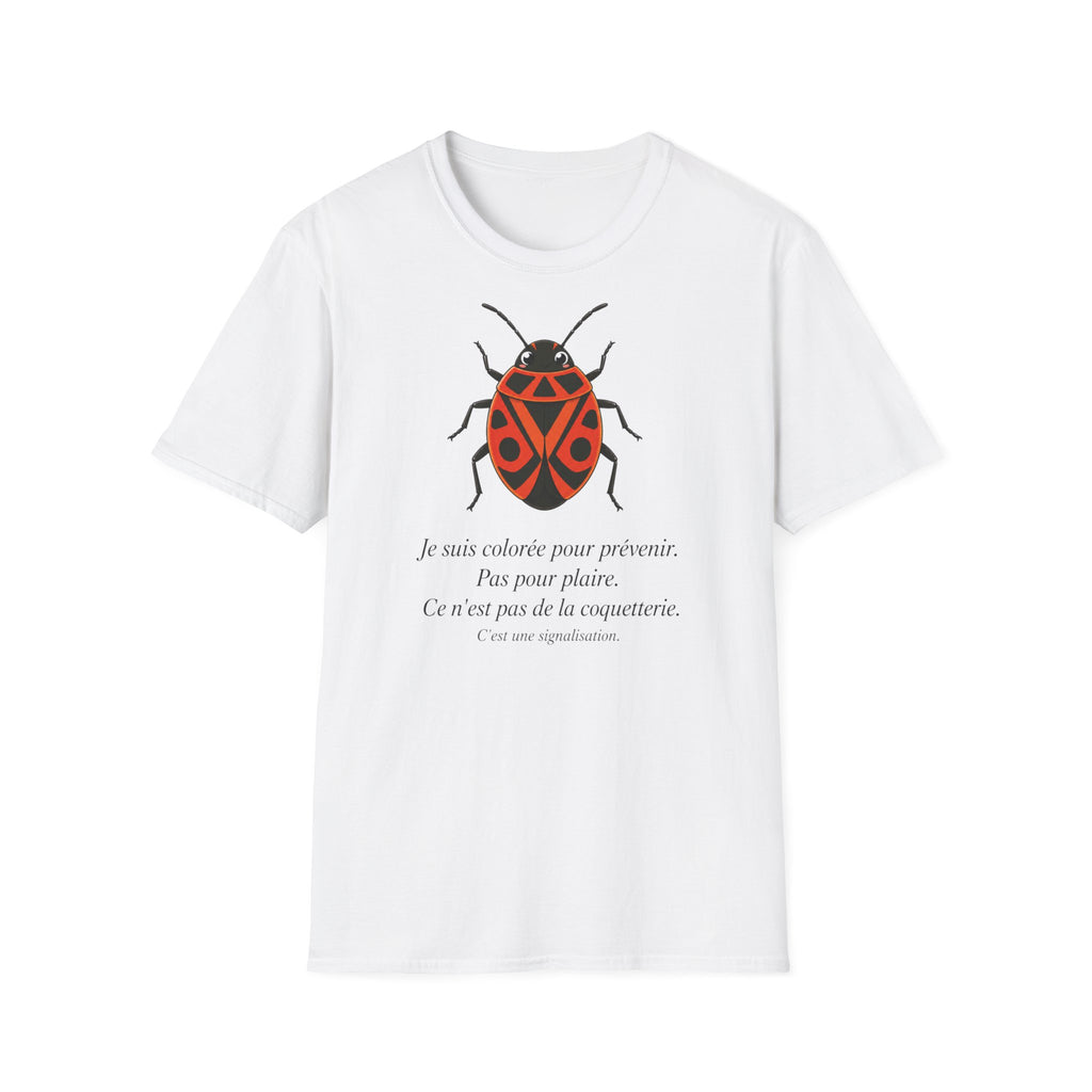 T-shirt illustré avec coccinelle