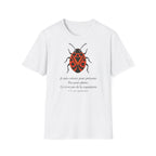 T-shirt illustré avec coccinelle