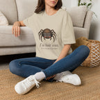 T-shirt illustré avec araignée — « J’ai huit yeux »