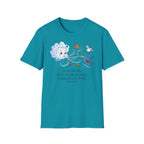 T-shirt — « Je suis invisible » — Illustration fantaisiste du vent