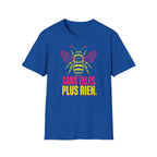T-shirt graphique Abeille — « Sans elles, plus rien. » — T-shirt féministe en hommage aux pollinisatrices