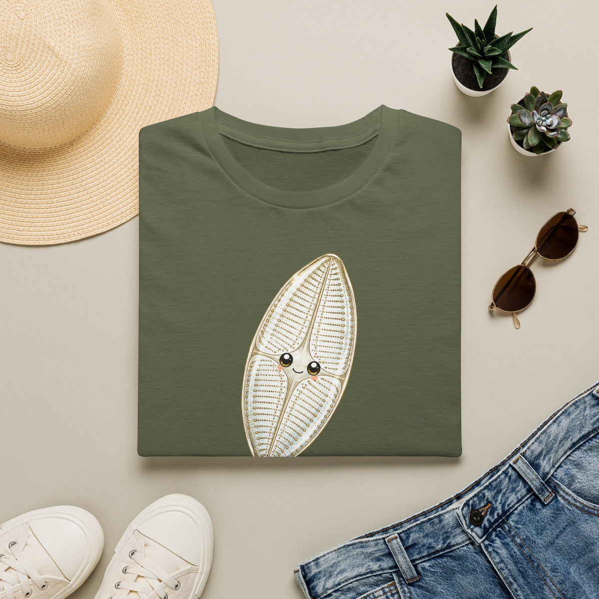 T-shirt — Adorable illustration d’une coquille en verre