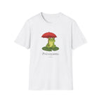 T-shirt Grenouille au parapluie rouge — Adorable illustration « Prévoyante »