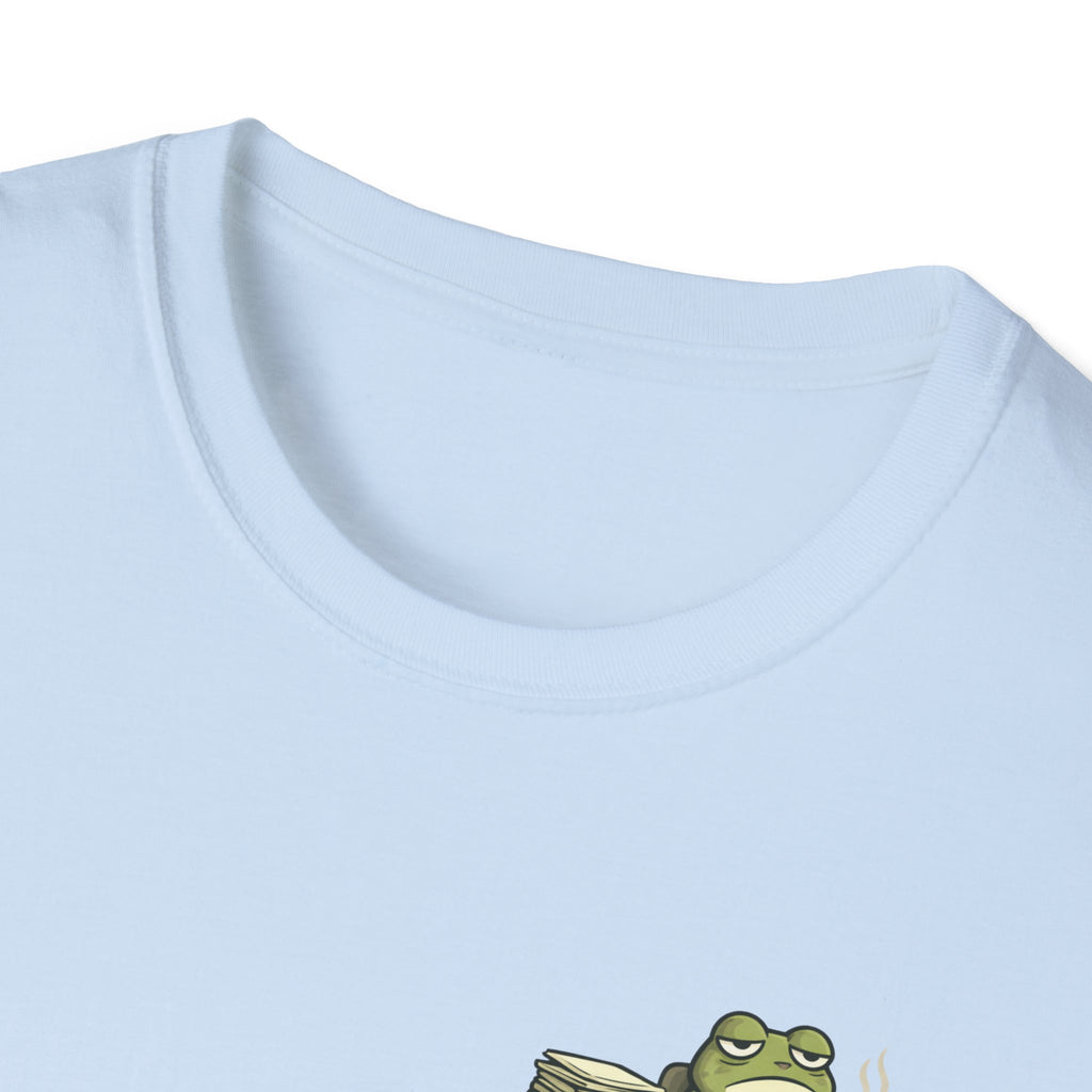 T-Shirt — Cute Frog at Desk "I'm Sorry, I'm Distracted" Graphic Tee