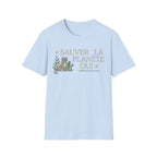 T-Shirt — "Sauver la Planète Oui" Eco Plant Graphic Tee