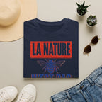 T-shirt — « La nature n’est pas un décor » — T-shirt graphique pour la protection des abeilles