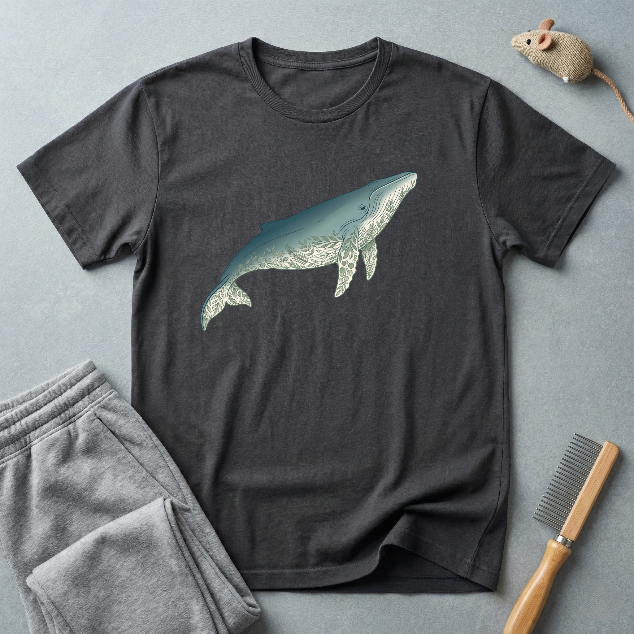 T-shirt graphique baleine — T-shirt faune marine