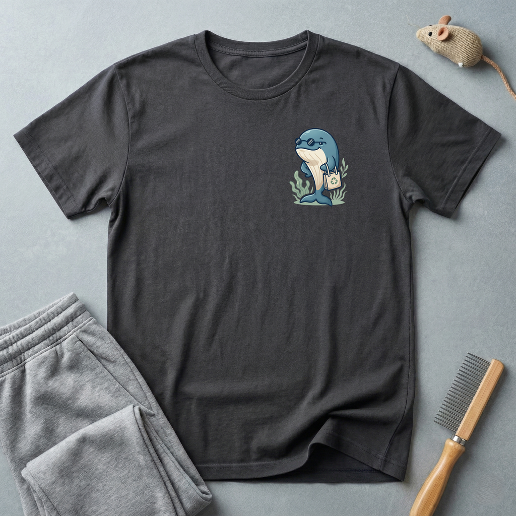 T-shirt graphique Baleine avec sac écolo