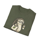 Eco Hedgehog T‑Shirt — "Écolo mais fatigué" Cute Eco-Friendly Graphic Tee