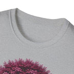 T-Shirt — Cute Purple Tree Illustration with French Quote