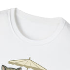 Lazy Cat Café T‑Shirt – 'J'avais raison mais j'ai la flemme' French Cat Graphic Tee