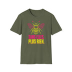 T-shirt graphique Abeille — « Sans elles, plus rien. » — T-shirt féministe en hommage aux pollinisatrices