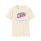 T-shirt illustré avec une seiche — « Je change de couleur en 200 millisecondes »