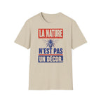 T-shirt — « La nature n’est pas un décor » — T-shirt graphique pour la protection des abeilles