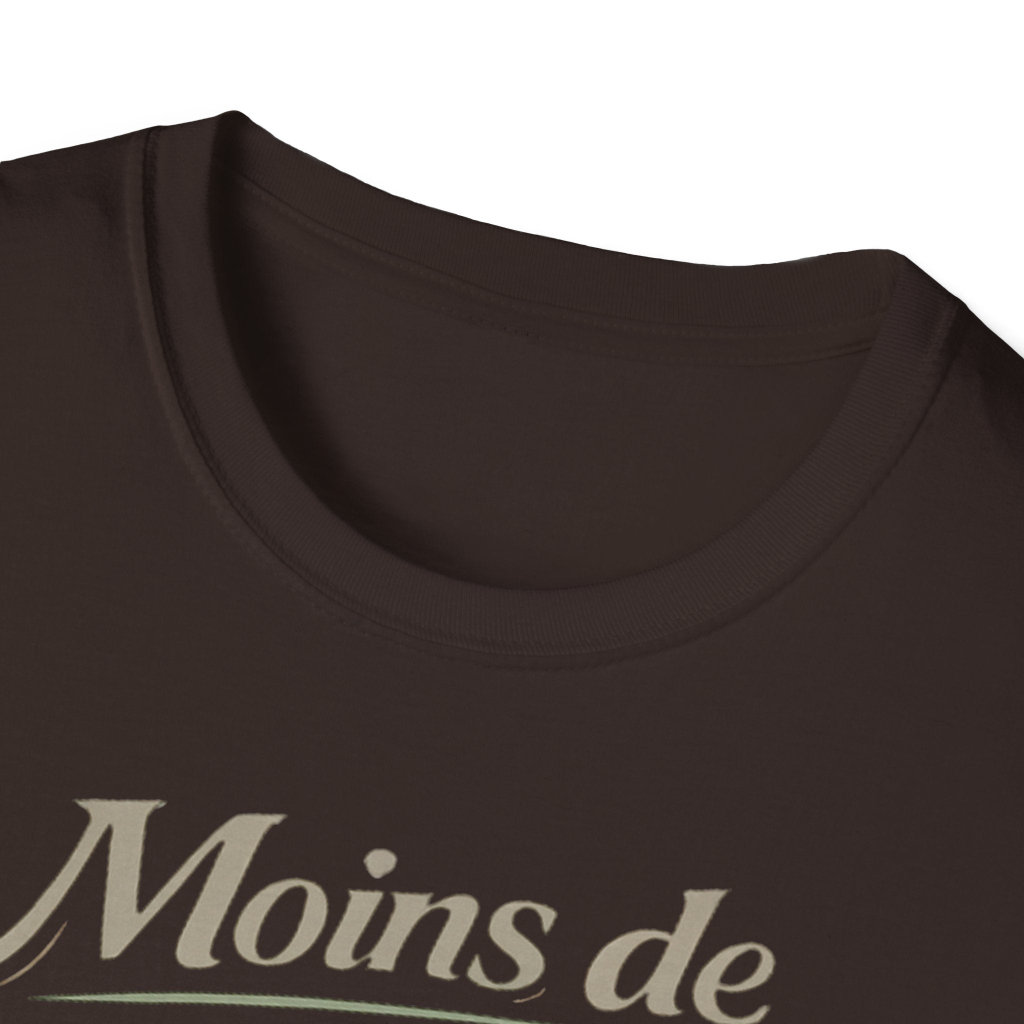 T-Shirt — "Moins de Blabla, Plus de Compassion" French Typography Tee