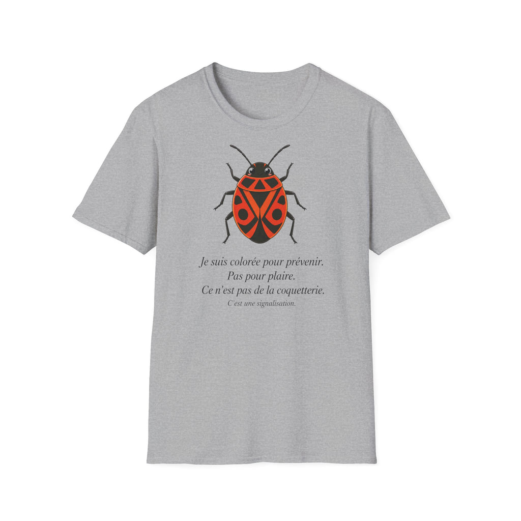 T-shirt illustré avec coccinelle