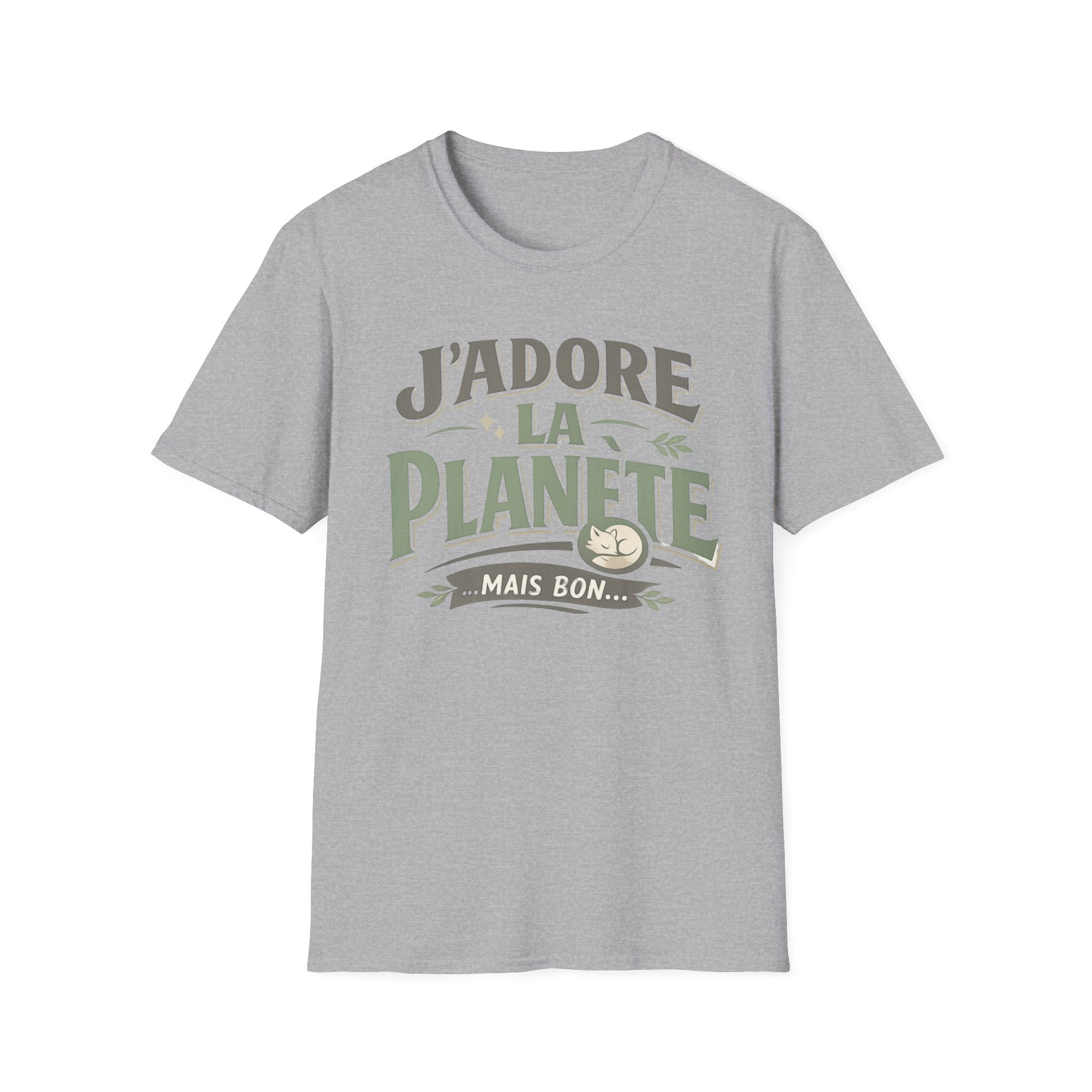 J'adore la Planète T-Shirt — French Eco-Friendly Love Tee