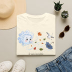 T-shirt — « Je suis invisible » — Illustration fantaisiste du vent
