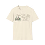 T-Shirt — "Sauver la Planète Oui" Eco Plant Graphic Tee