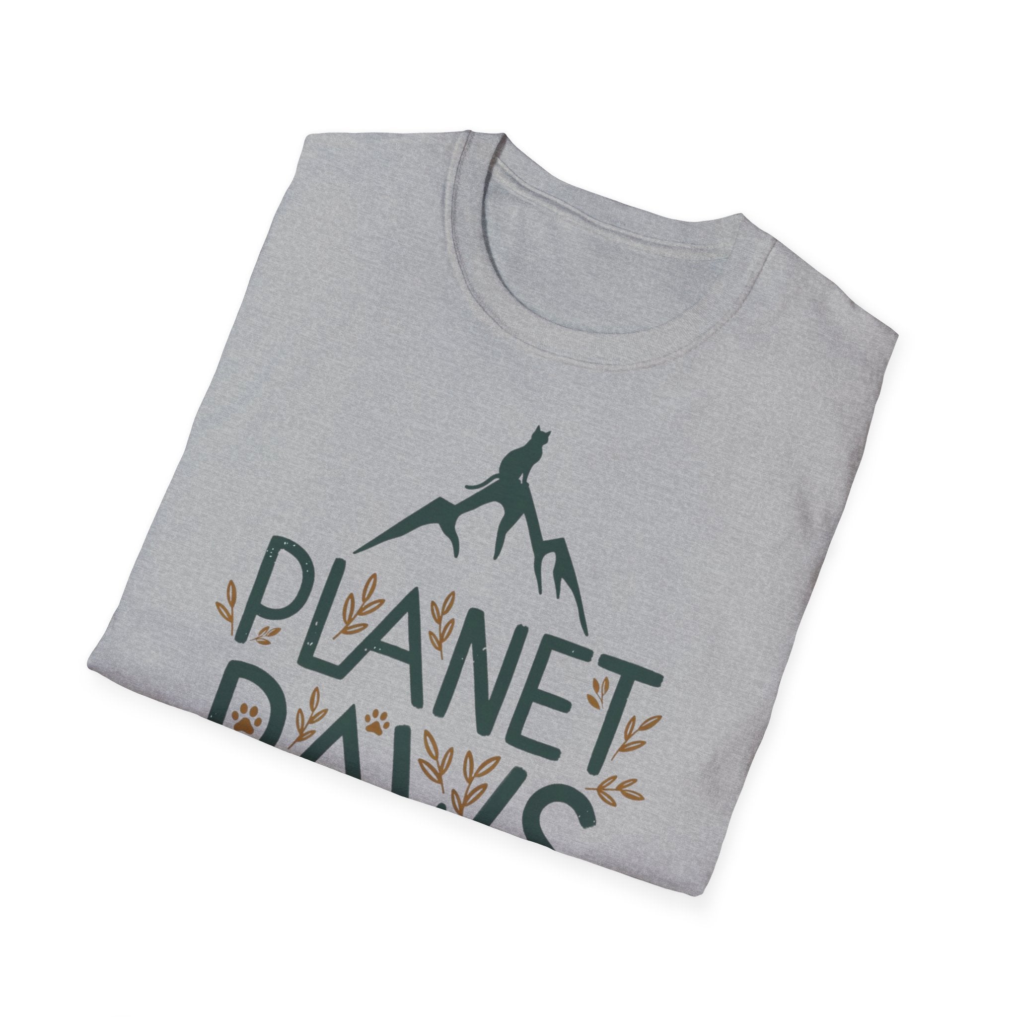 Planet Paws T-Shirt — "Planet Paws pour un monde meilleur" Eco & Pet Lover Tee