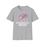 T-shirt illustré avec une seiche — « Je change de couleur en 200 millisecondes »