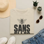 T-shirt — « Sans elles, plus rien » — Illustration graphique d’abeilles