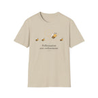 T-shirt Abeille et pollinisation — « Pollinisation avec enthousiasme » — Adorable illustration d’abeille