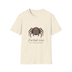 T-shirt illustré avec araignée — « J’ai huit yeux »