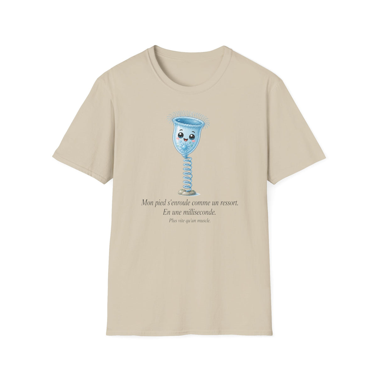 T-shirt illustré avec coupe menstruelle — Adorable t-shirt kawaii sur le thème des règles (sans tabou)