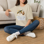 T-shirt — Guêpe avec illustration d’un pot en argile (« Je construis un pot d’argile »)