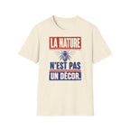 T-shirt — « La nature n’est pas un décor » — T-shirt graphique pour la protection des abeilles