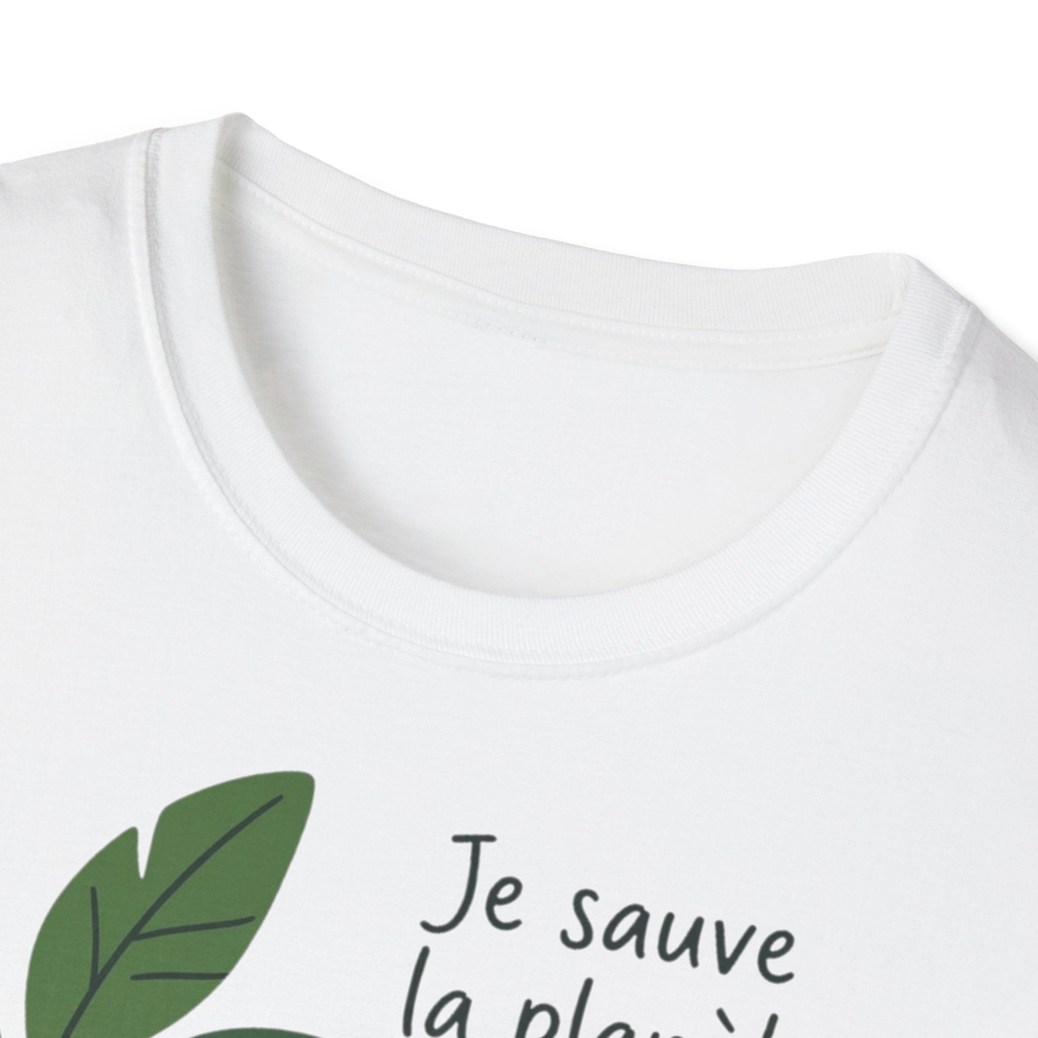 T-Shirt — Je sauve la planète demain (Cute Eco Baby Relaxing with Plants)