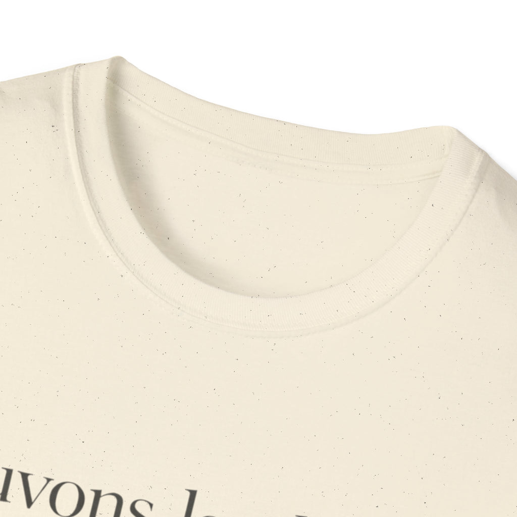 T‑Shirt — "Sauvons la planète" Minimal French Eco Message Tee