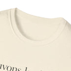T‑Shirt — "Sauvons la planète" Minimal French Eco Message Tee