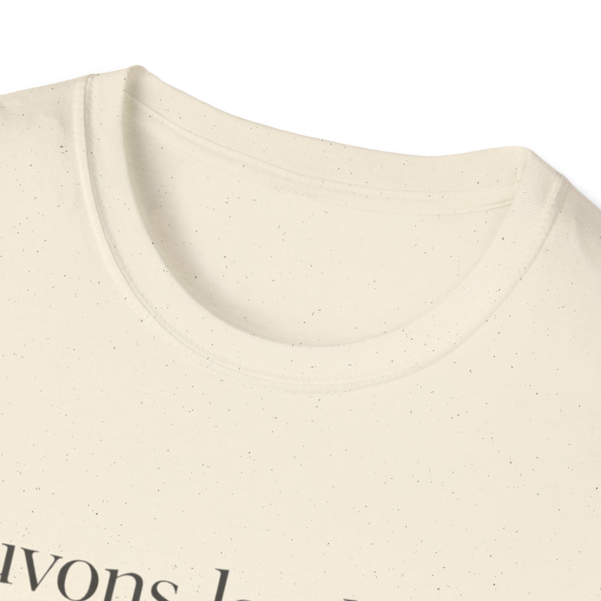 T‑Shirt — "Sauvons la planète" Minimal French Eco Message Tee