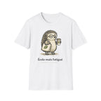 Eco Hedgehog T‑Shirt — "Écolo mais fatigué" Cute Eco-Friendly Graphic Tee