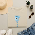 T-shirt illustré avec coupe menstruelle — Adorable t-shirt kawaii sur le thème des règles (sans tabou)