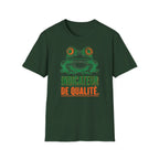 T-shirt illustré avec grenouille — « Indicateur de qualité »