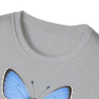 T-shirt papillon bleu