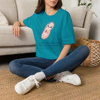 T-shirt avec adorable illustration de paramécie — T-shirt kawaii sur le thème de la biologie