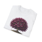 T-Shirt — Cute Purple Tree Illustration with French Quote