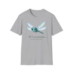 T-shirt illustré avec libellule — « 95 % de précision »