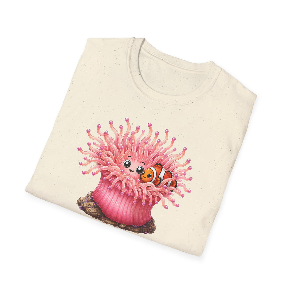 T-shirt créature mignonne Anémone de mer — « Je pique tout ce qui me touche. Sauf lui. »