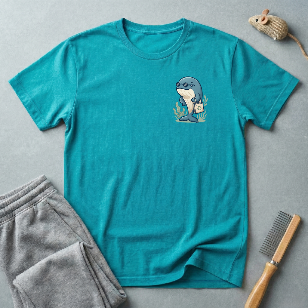 T-shirt graphique Baleine avec sac écolo