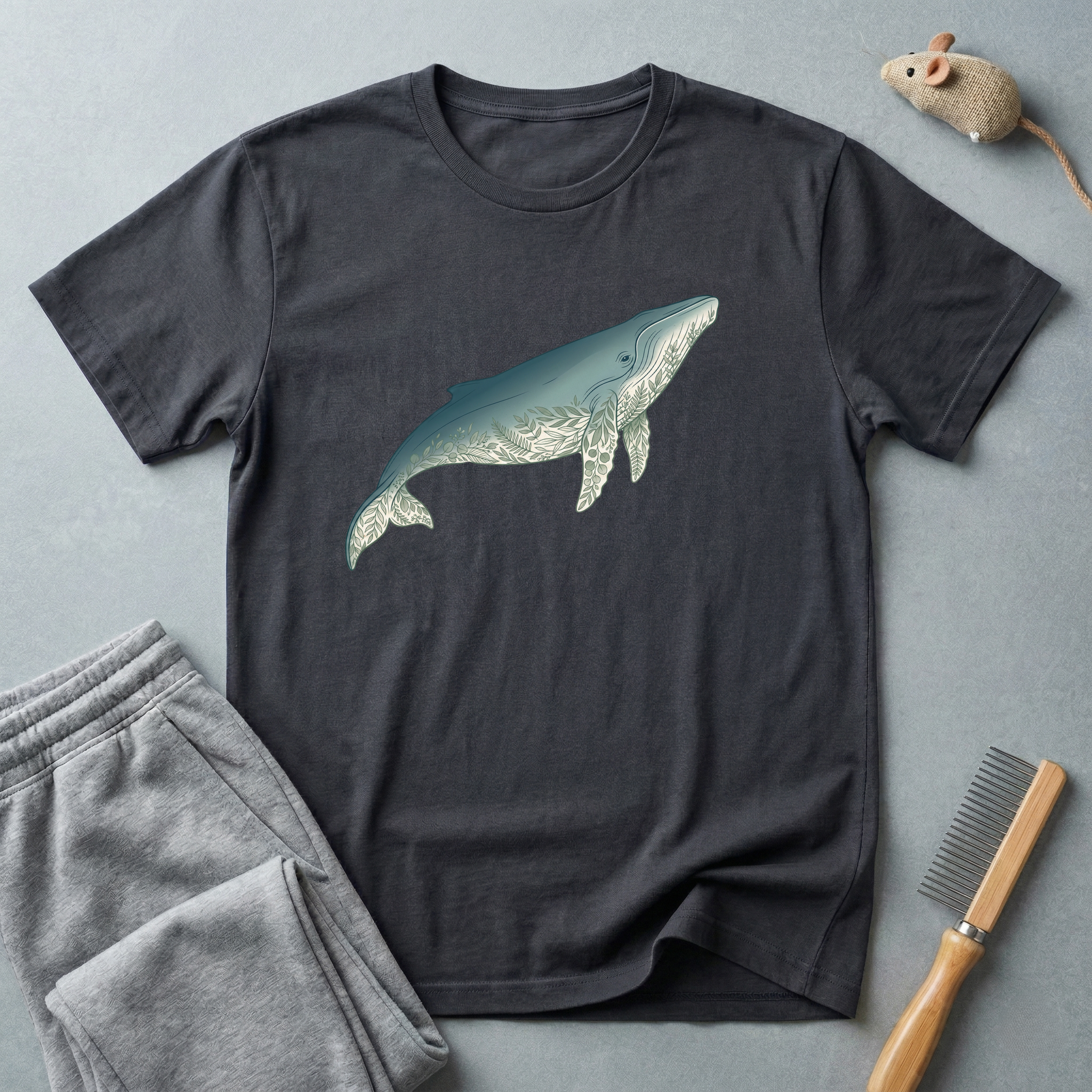 T-shirt graphique baleine — T-shirt faune marine